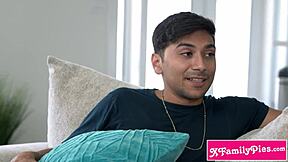 I'm The Cosplay Stepsis Teachin My Big Cock Stepbro A Lesson With My Bff's Help.