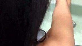 He fucks my tight ass in bathroom, want creampie close up?