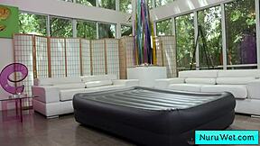 Nicole Doshi Delivers an Amazing Wet Nuru Massage with Passion