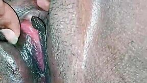 Step mom adds ice cream to pussy before I eat her out.