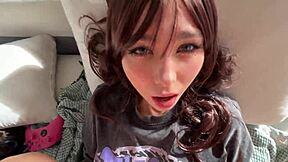 yo, how’s this mini asian girl taking such hard pounding at home?