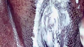 Step mom adds ice cream to pussy before I eat her out.