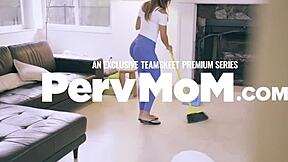 teen stepsister rides hard 😈