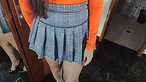 my stepsister came over and ended up with her tight pussy filled with my cum after a quickie.