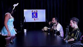 My teen 18+ girlfriend loves my big cock hitting her pussy, she put in the plug and we did 69.