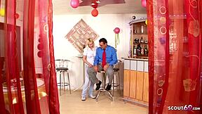 German Stepdaughter Secretly Films Fucking With Father In Law