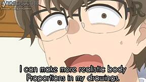 the art of deception: tricked into footjob in classroom 😈