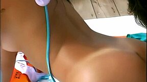 Threesome anal fucking on boat!