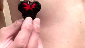 Look At This Sexy Maid In Junior Underwear Costume Teasing Her Huge Anal And Nipples With Buttplug And Bra! Provocative Fetish Play!