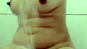 sexy teen takes a bath then fucks her boyfriend