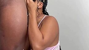 cute model gives blowjob to boyfriend in amateur couple scene nysdel