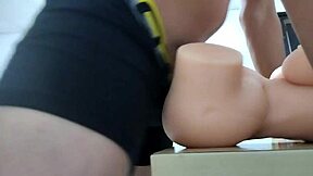 Hot Cock Explores Kinky Roleplay With Real Doll, Cumming Twice Inside Dirty Ass