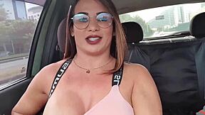 i fulfilled a guy's foot fetish in the car