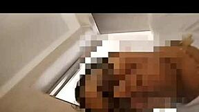 Is the viejita teasing the young 18+ colombian latina brunette in the country?