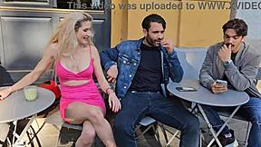 Vanessa Hillz in rough 3 on 1 DP with gagging, spanking, and messy cumshots