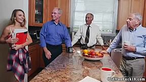 Teen Blonde in Bikini Earns Her Keep