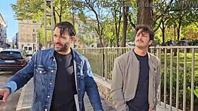 Vanessa Hillz in rough 3 on 1 DP with gagging, spanking, and messy cumshots