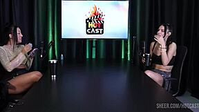 watch debora andrade's compilation on hot cast, part 4, with see-through and vibrator action?