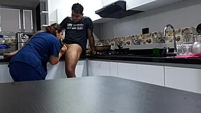 I Convinced My Employee to Bang in the Kitchen!