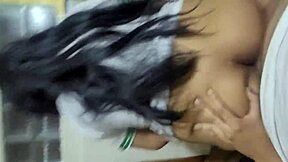 Schoolgirl Fucks Classmate Without Condom In Front Of Mirror!