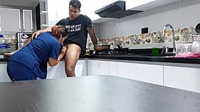 I Convinced My Employee to Bang in the Kitchen!