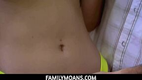 Stepsiblings Reyna Delacruz have reckless holiday sex