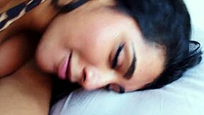 Yamina khan, the petite indian erasmus girl, enjoys two big cocks in double penetration for intense orgasms.