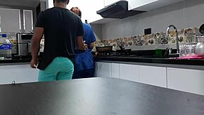 I Convinced My Employee to Bang in the Kitchen!