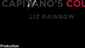 Hot Tattooed Pussy Fucked Acrobatically on Red Couch