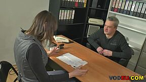 Petite German mature sucks and fucks in doggystyle, getting cumshot on her tits!