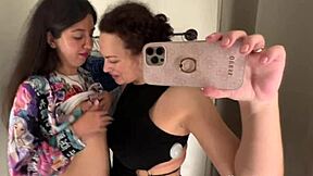 Naughty boy gets cum on face during bareback ass licking at usa beach voyeur scene