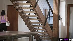 devastated alison rey pleads with director michael vegas for rough fingering and deepthroat blowjob