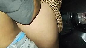 Latina whore can't hold back, gets penetrated on beach car in public showing tits ass