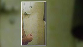 Who’s cumming hard in this solo shower masturbation?