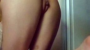 Busty blonde coed tara sucks cock then swallows cumshot in casual bbw fun