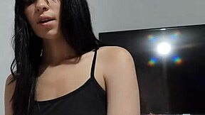 laura compares a dildo to a big cock and loves the real thing