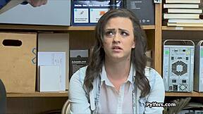 Is The Guard Fucking The Perky Teen Thief's Ass?