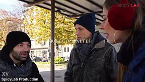 belgian tourism turns into anal and dap session with alice maze