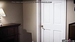 i'm the paranoid wife who doesn't trust the new teen babysitter, but she fucks my husband anyway