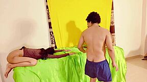 In this threesome, the nice beauty explores new pleasures with two partners.