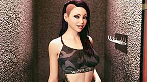 what's hidden in a o a academy 49 with busty blonde teens?