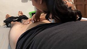 My Stepdaughter Sucks And Rides My Cock With Passion Before My Wife Arrives