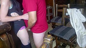 pussyjob standing sex with stepsis just the tip 😏