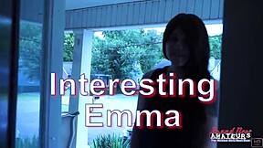 i'm emma, masturbating and milking a cock with my soft feet