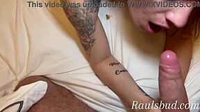 Young latina gets dominated by two big cocks in a quickie