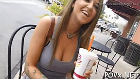 amazing honey shows off her sex skills