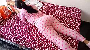 latina plays with cock shows tits thinking house play has nice ass for young age