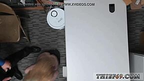 watch this young blonde teen 18+ get her ass fucked in hd by a black amateur couple in police uniforms