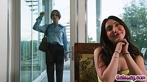 Bratty Jane Wilde BREAKS Rules For SPANKING By Sitter Lilly Bell!