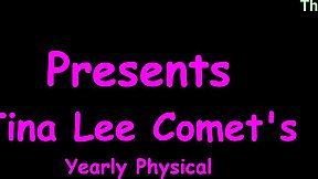 tina lee comet embarrassed in yearly gyno exam with doctor tampa and nurse angel rose